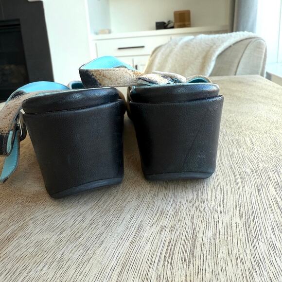 Thierry Rabotin Leopard Print Slingback Wedge Heels Size 39 Animal Print - Picture 5 of 7